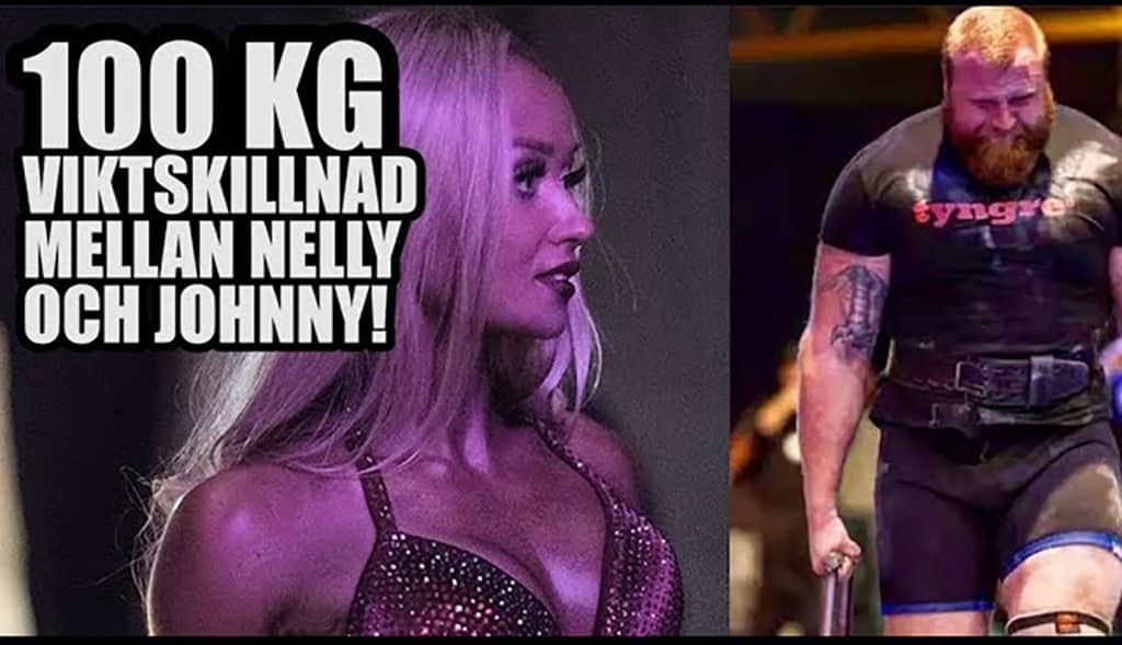 Nelly Possner testar Strongman med Johnny Hansson