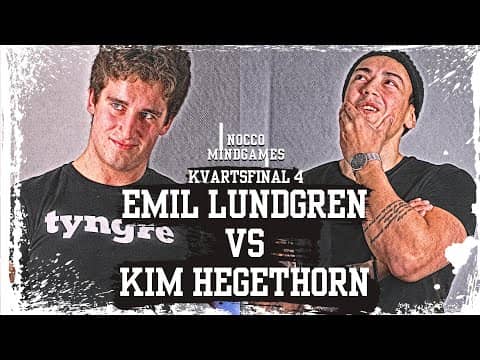 NOCCO Mind Games: Emil Lundgren vs Kim Hegethorn
