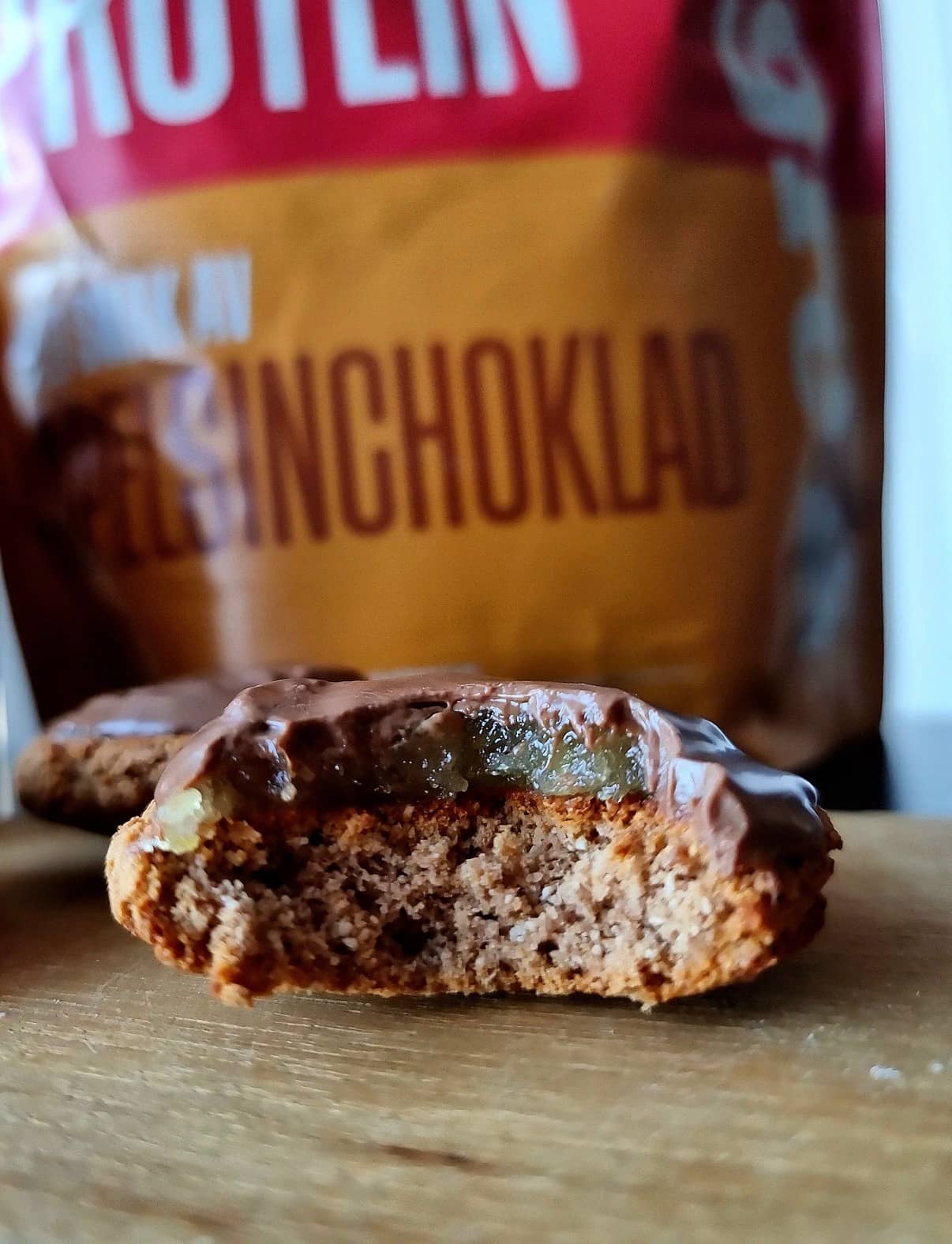 Proteincookies med apelsinchoklad vassle apelsinchoklad
