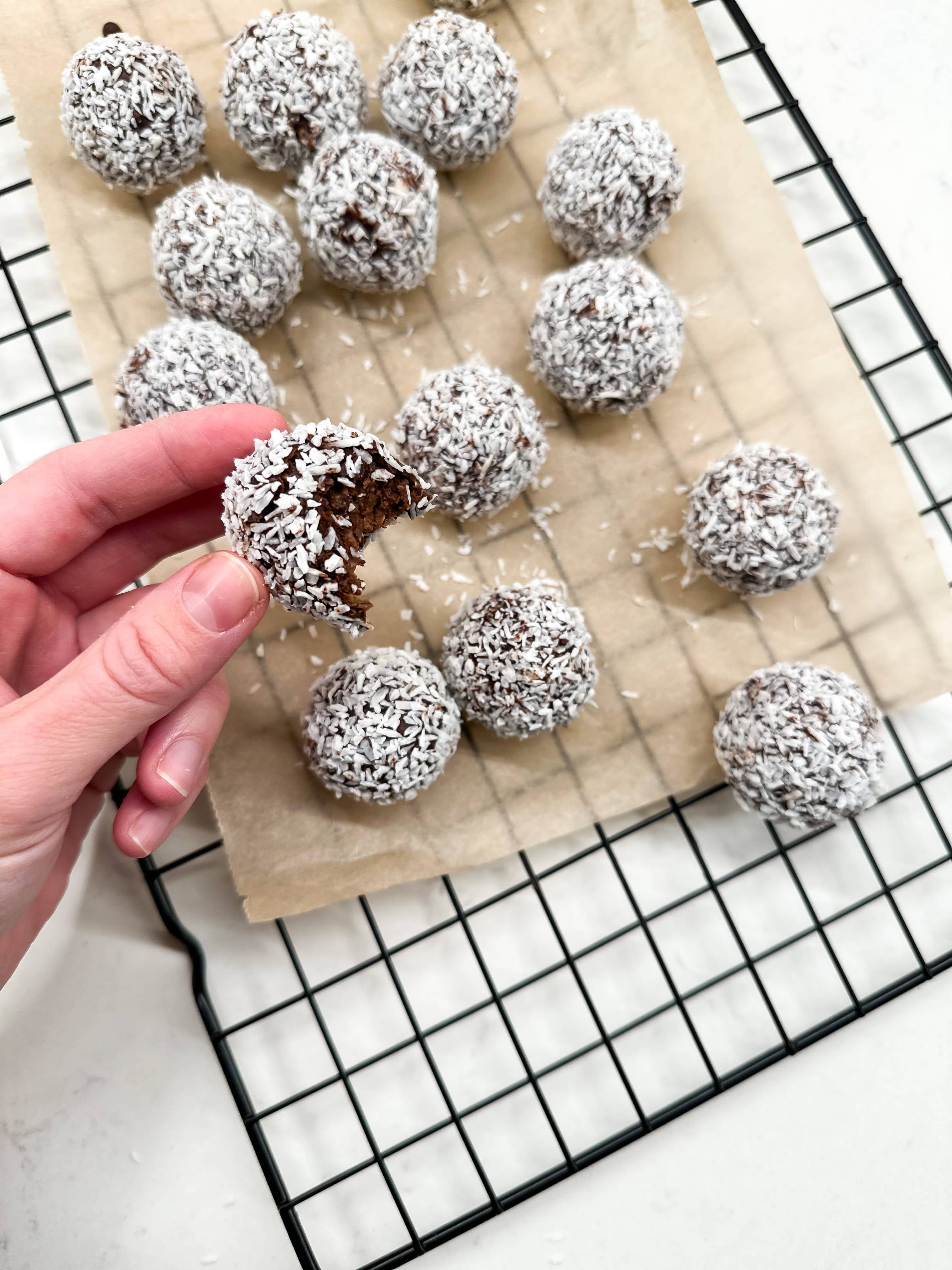 Proteinrika kaffe- och chokladbollar 