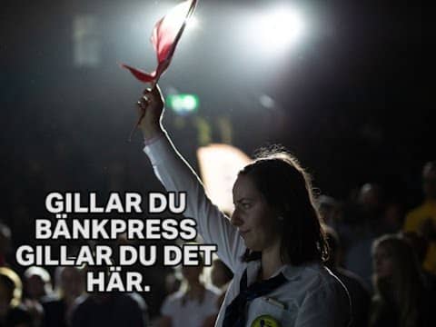 Bänkpress på Tyngre 8 - herrar, tunga klassen