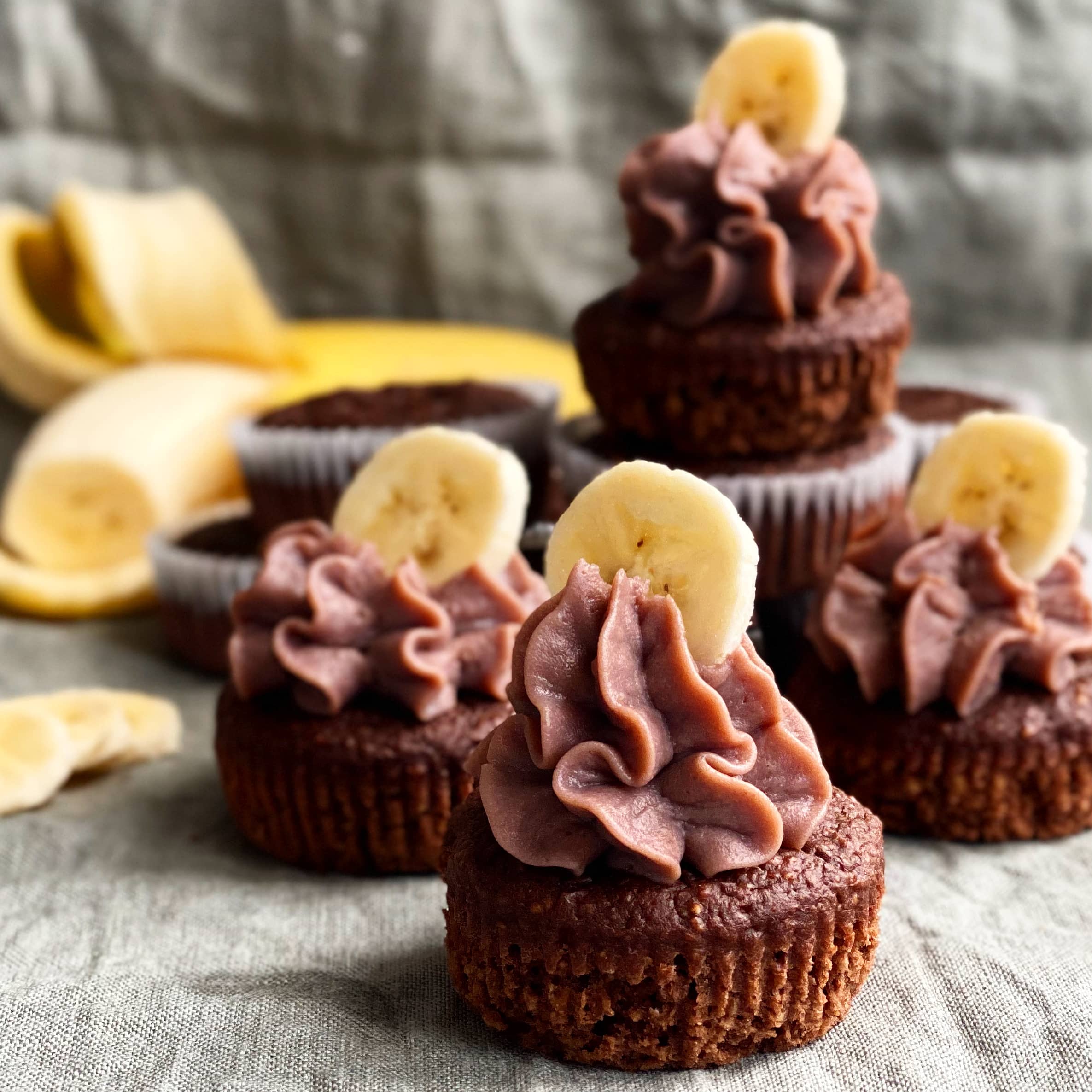 Banan- och Chokladmuffins