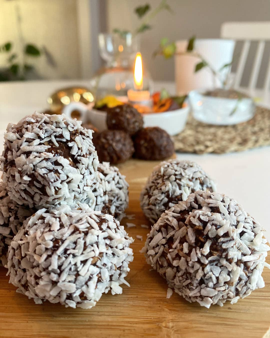 Proteinrika chokladbollar med vassleprotein