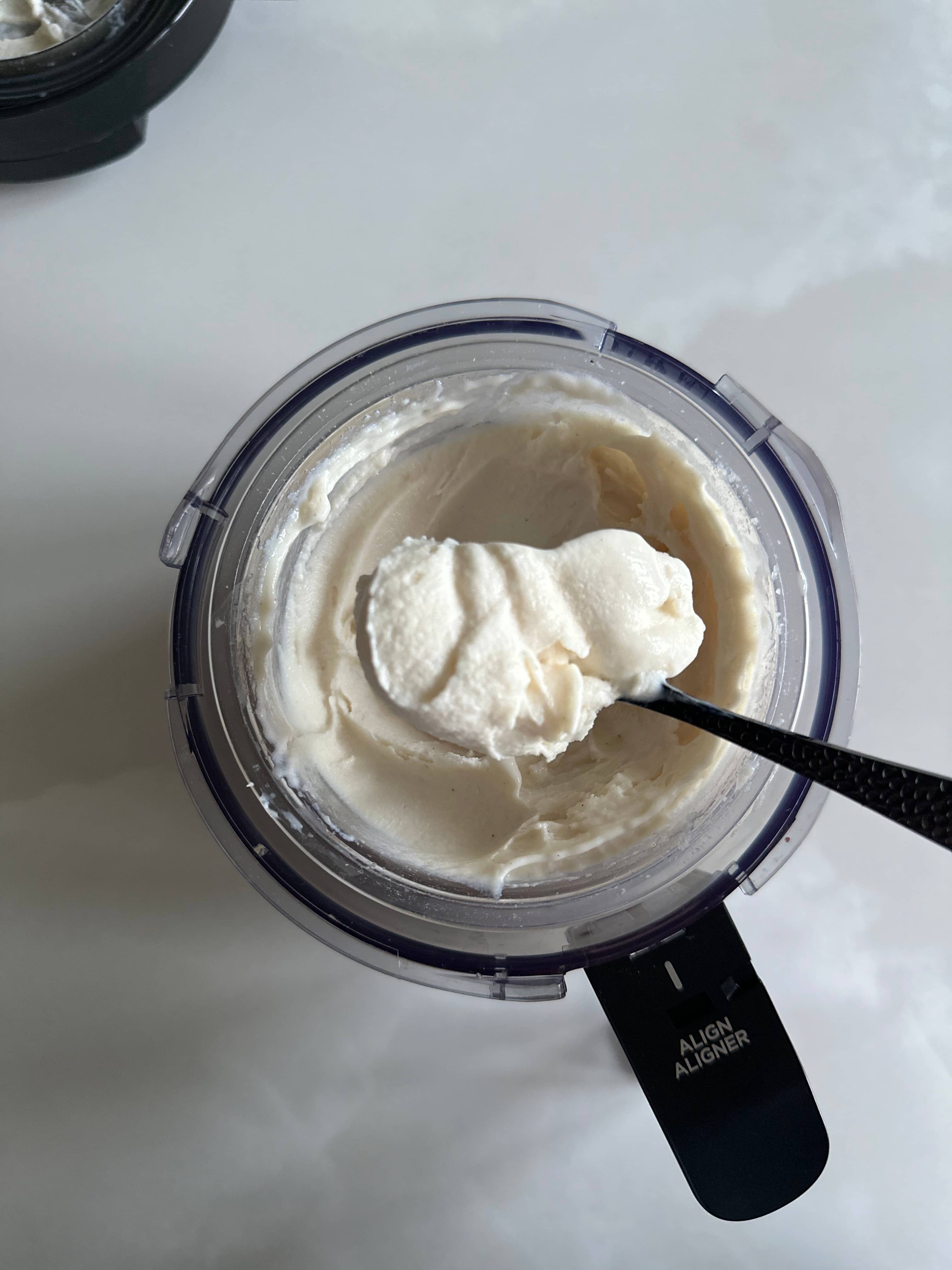 Proteinrik och krämig mjukglass kasein mjukglass