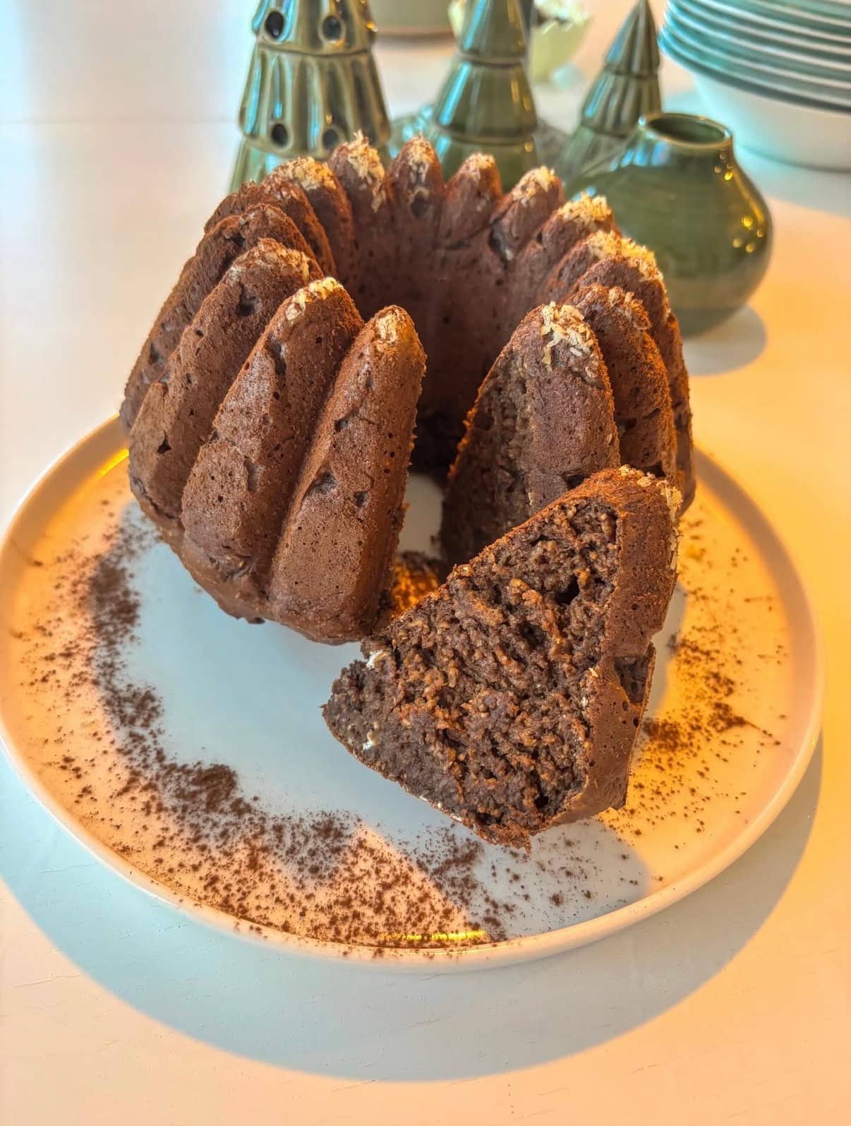 Proteinrik och sockerfri banankaka