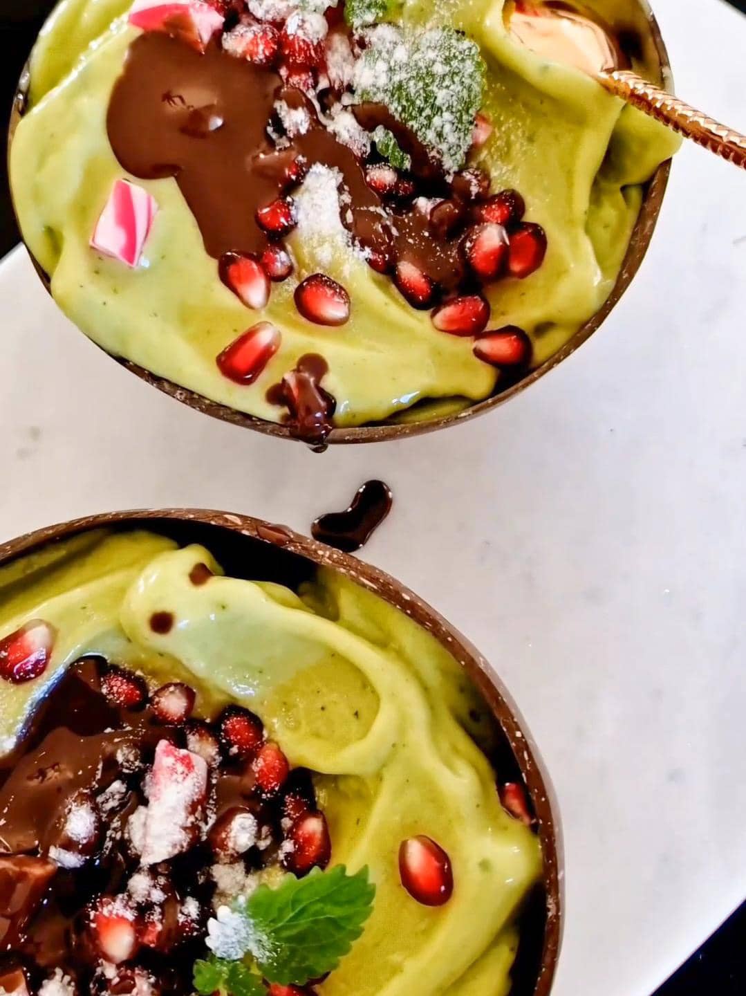 Proteinrik grön smoothie vassle gammaldags vanilj
