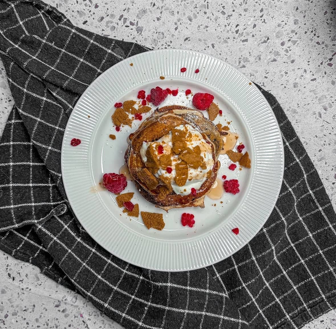 Proteinpannkakor med pepparkakssmul