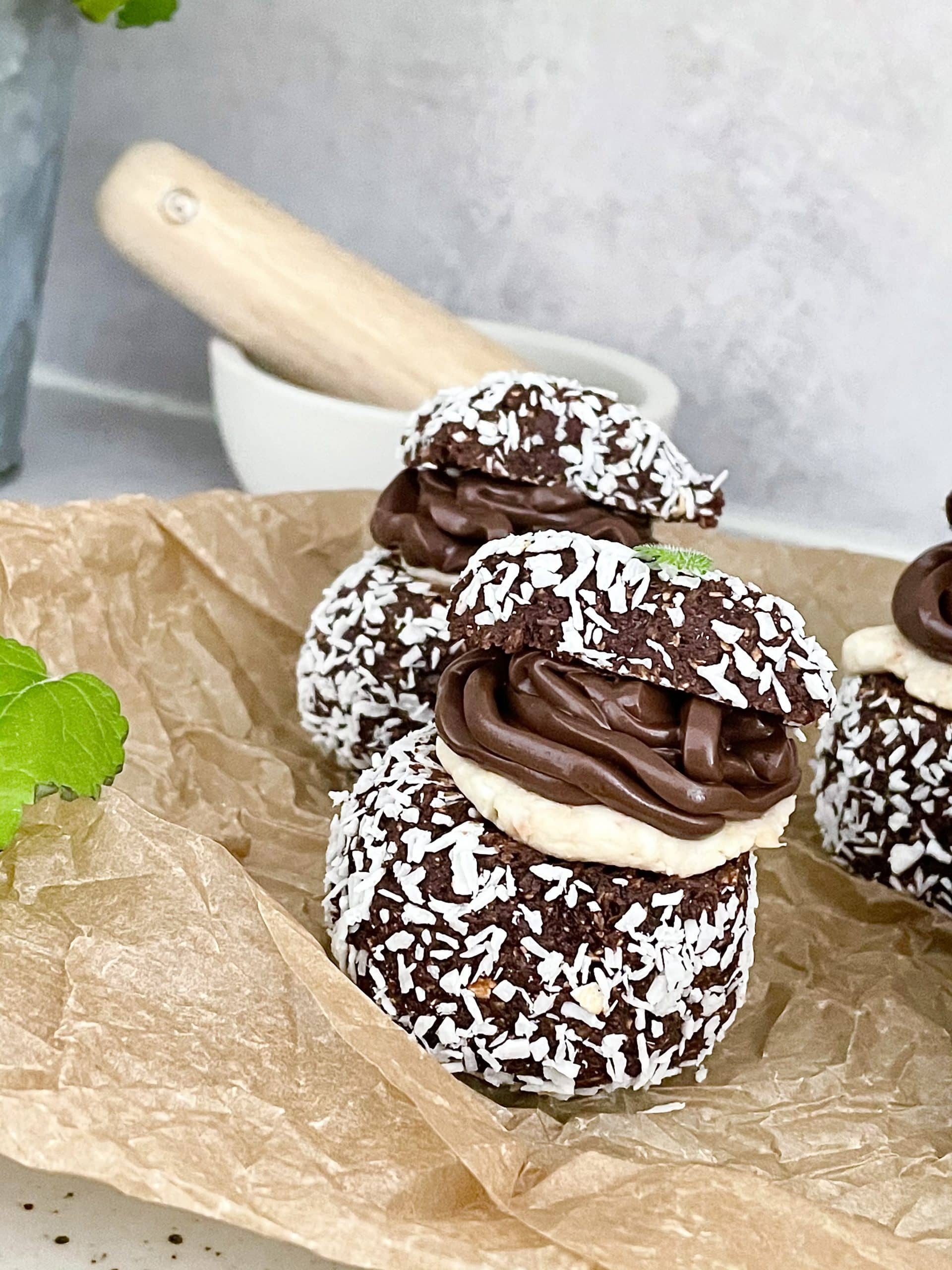 Proteinrik chokladbollssemla