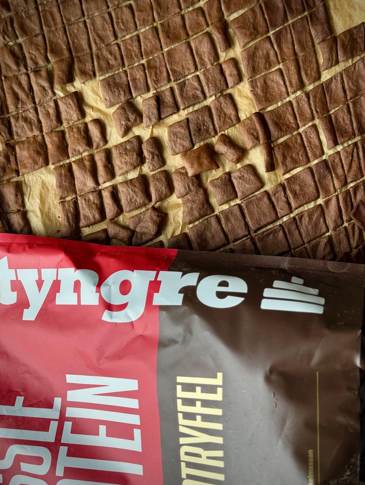 Proteinrika chokladflingor