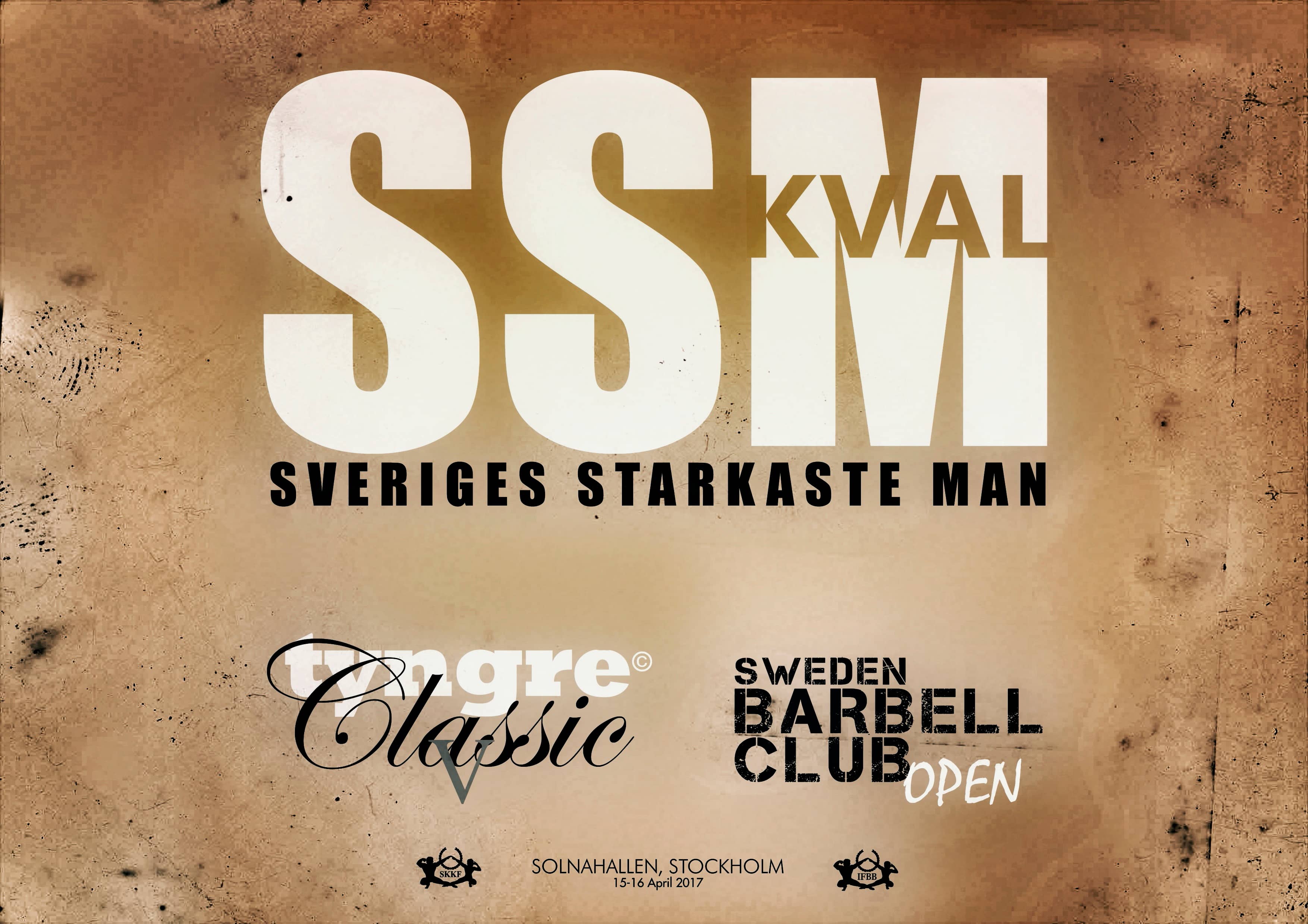 SM-kval i Strongman på Tyngre Classic V!