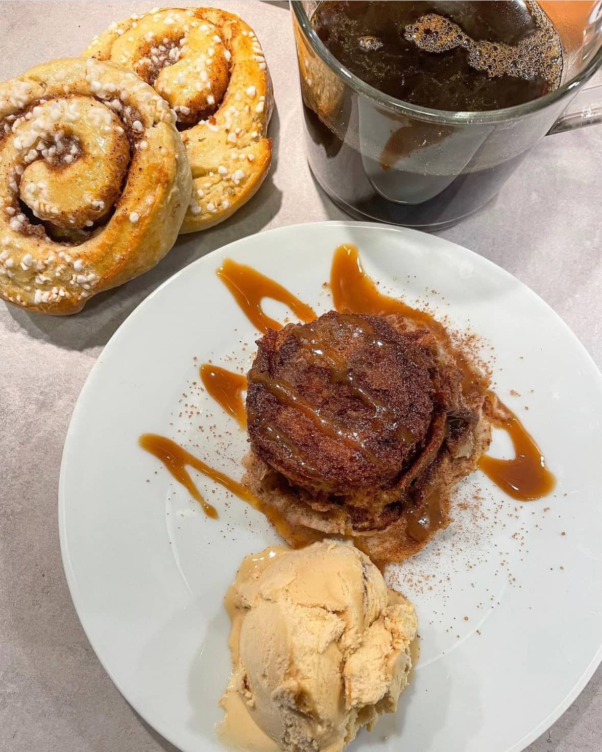 Kanelbulle mug cake