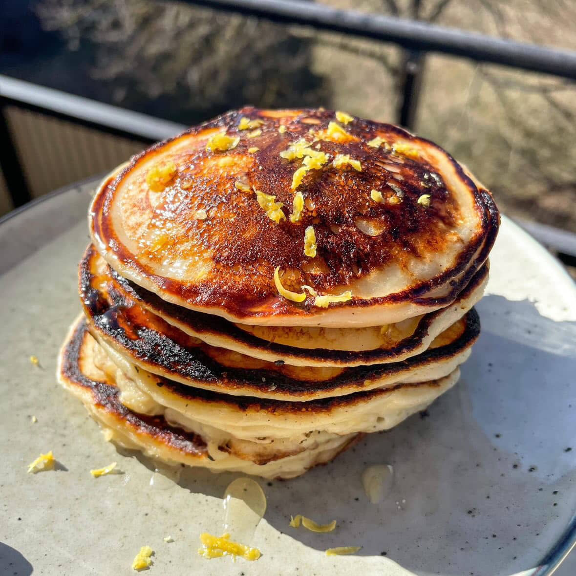 Plättar med kvarg och protein kasein vaniljdrömmar