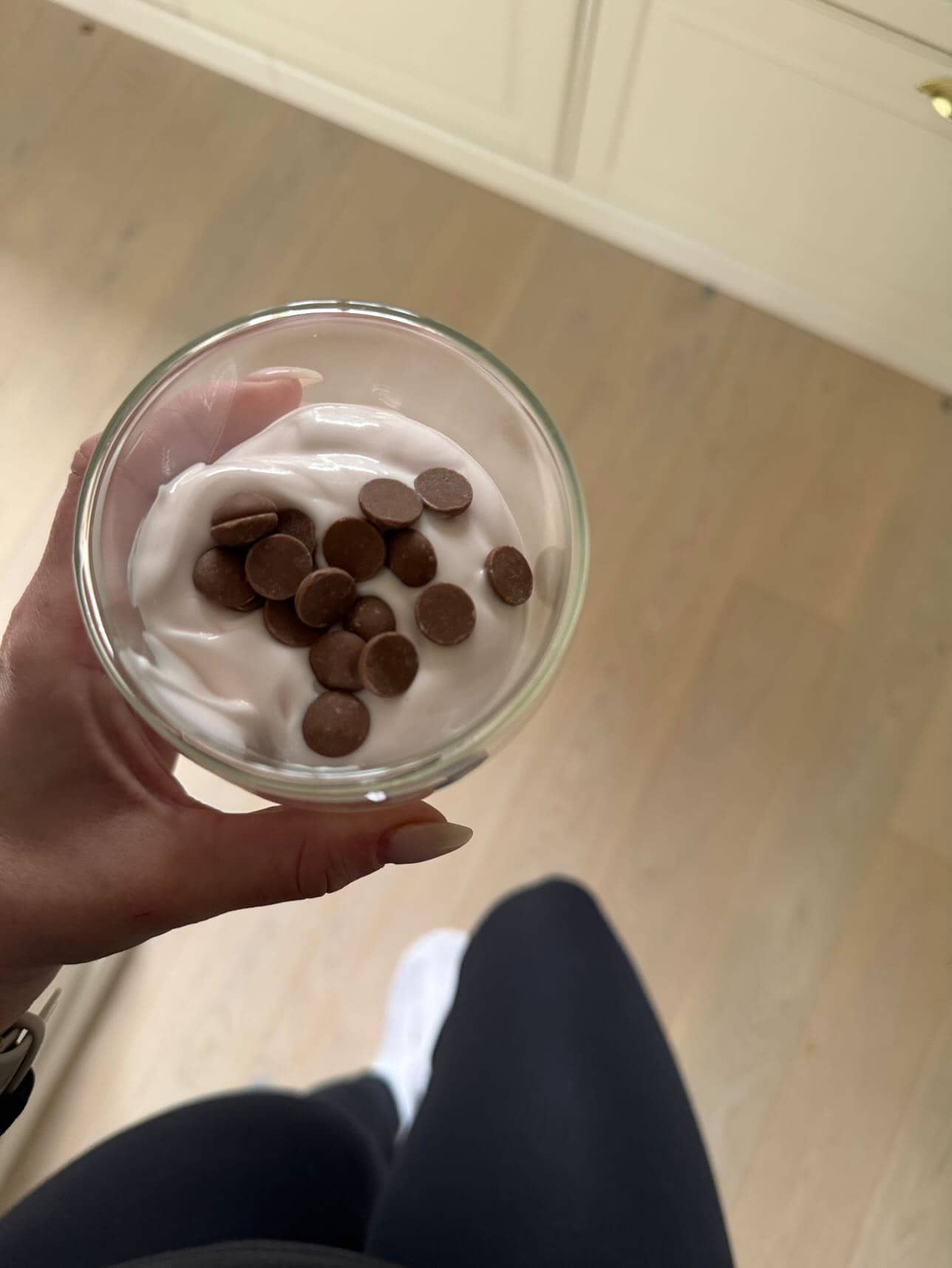 Proteinrik jordgubbsglass på 2 minuter
