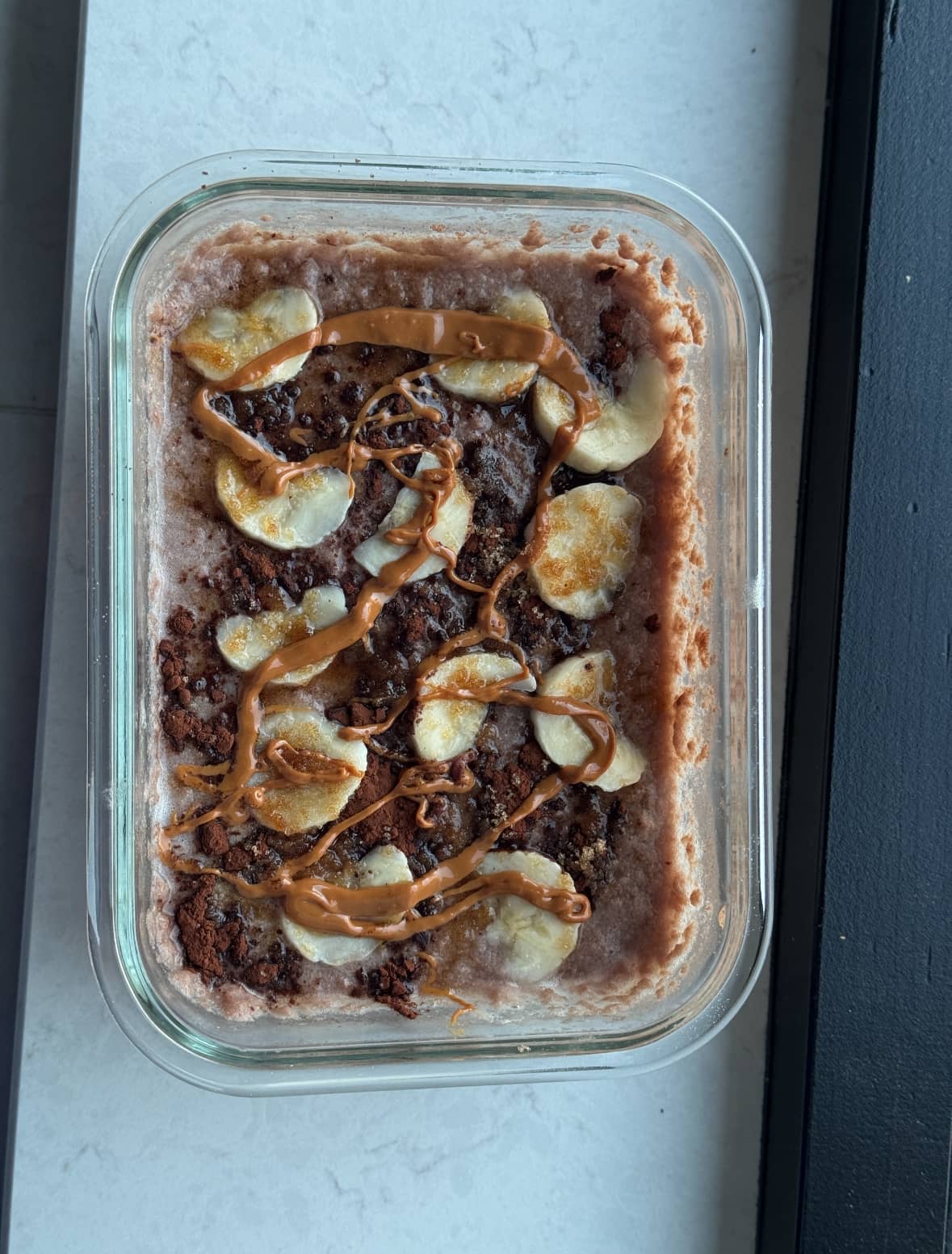 Proteinrik cream of rice kasein kladdkaka