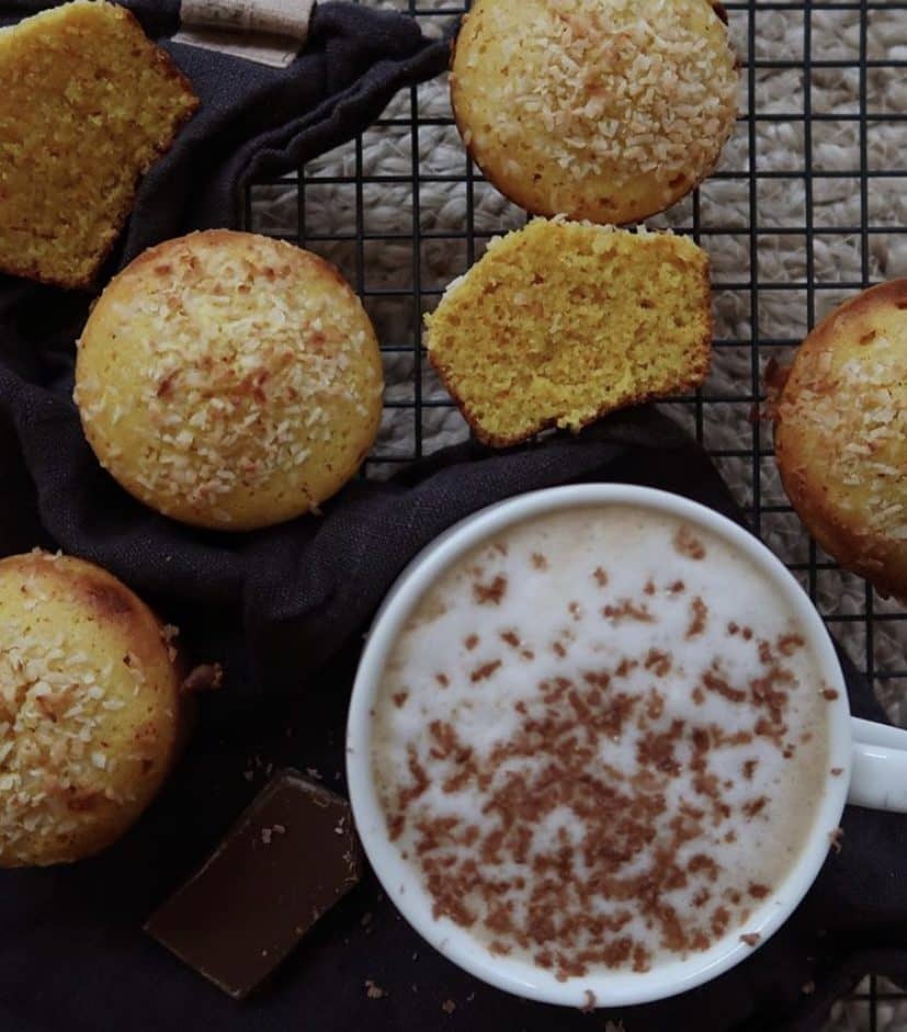 Proteinrika saffransmuffins