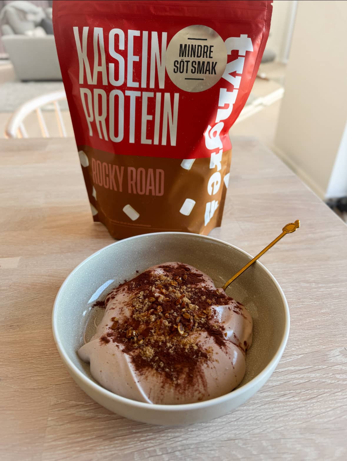 Kaseinfluff rocky road