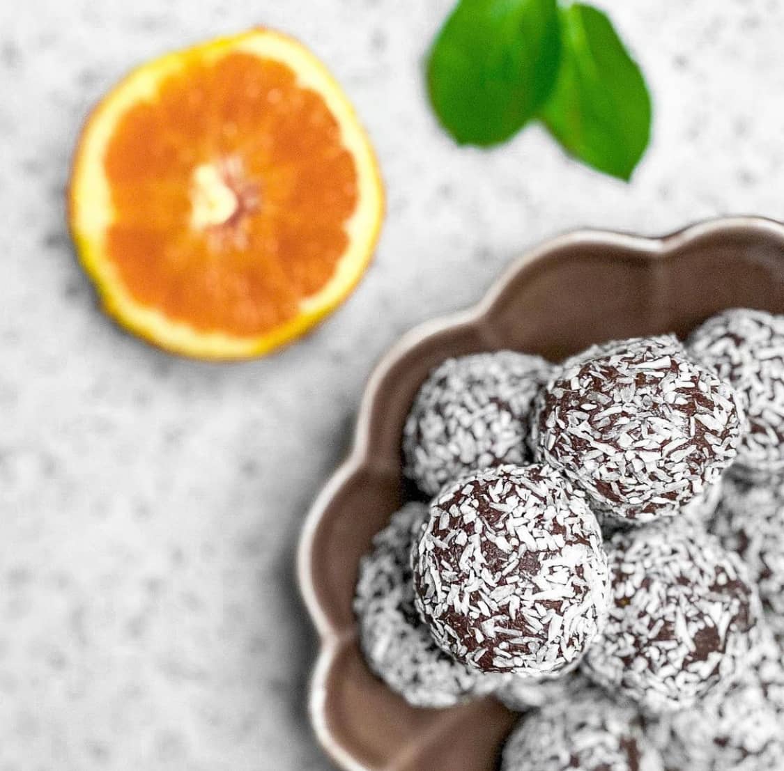 Chokladbollar med apelsin