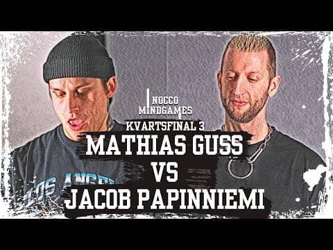 NOCCO Mind Games: Mathias Guss vs Jacob Papinniemi