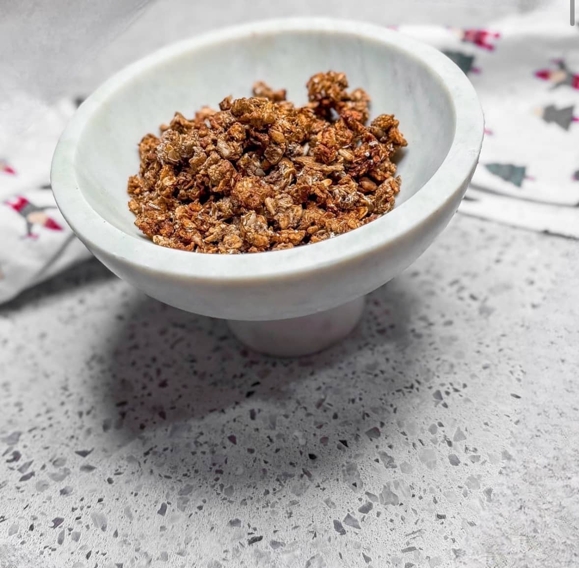 Proteinrik pepparkaksgranola