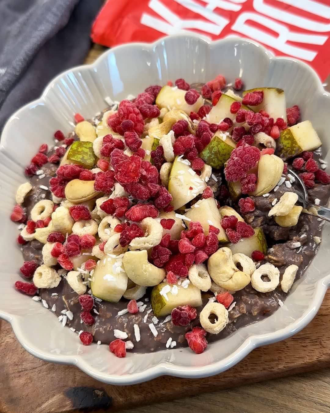 Kall chokladgröt