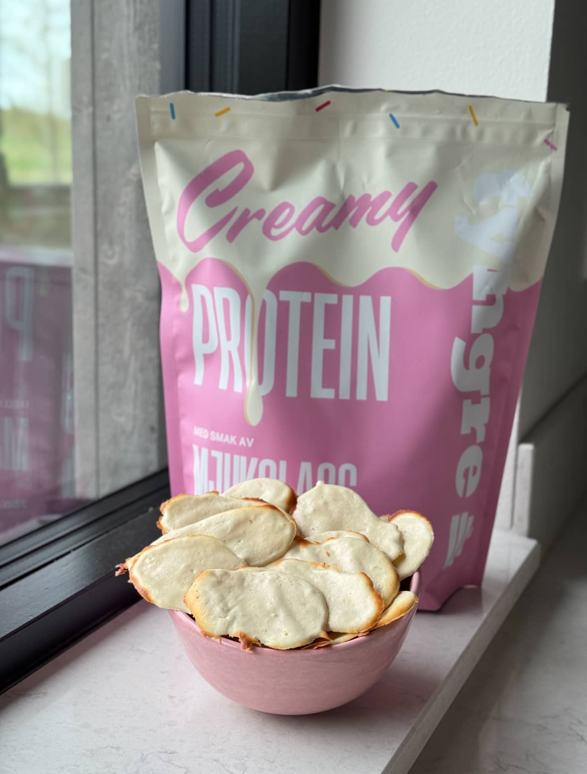 Proteincookies med smak av mjukglass 