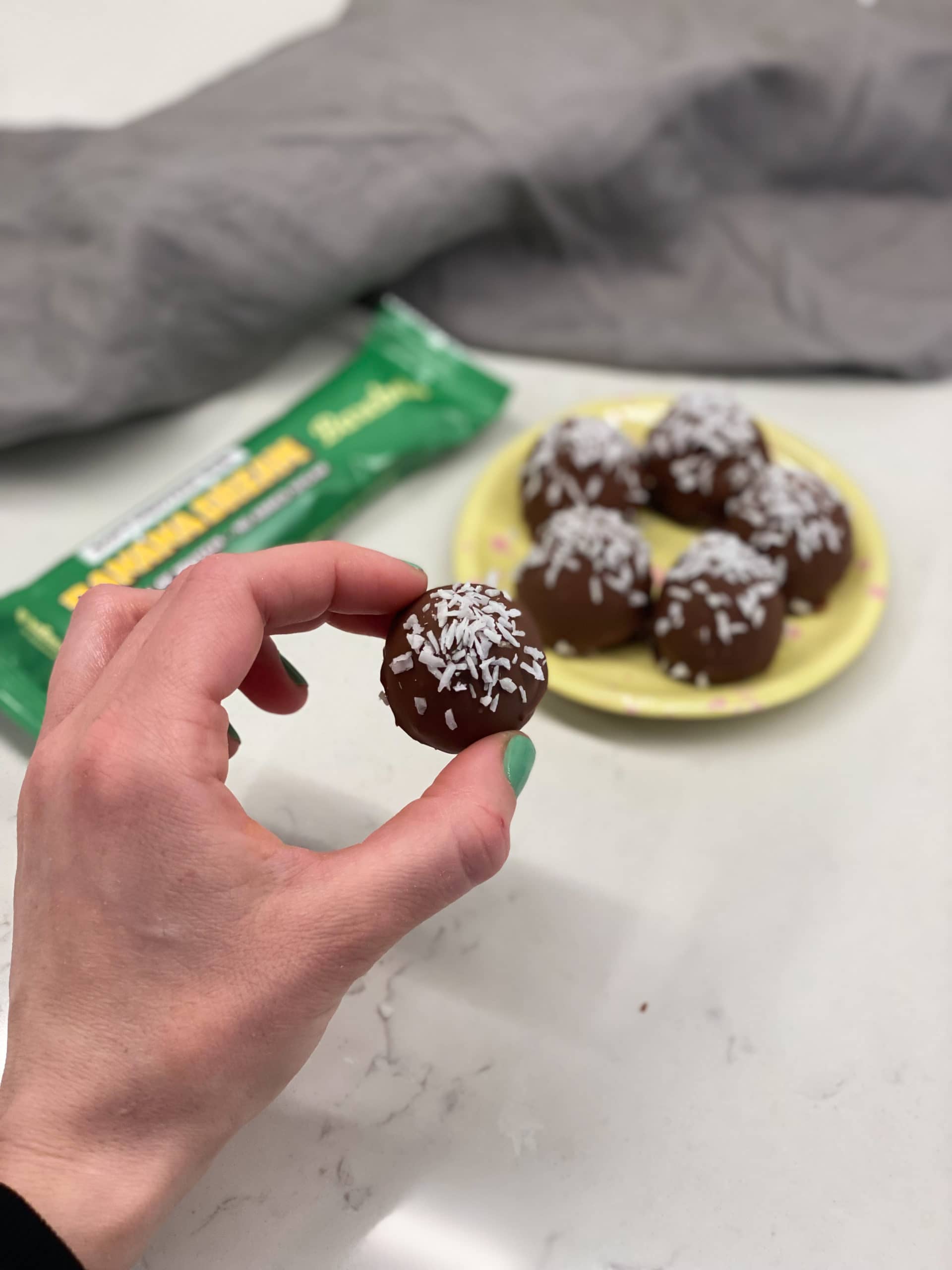Delicatobollar med skumbanan