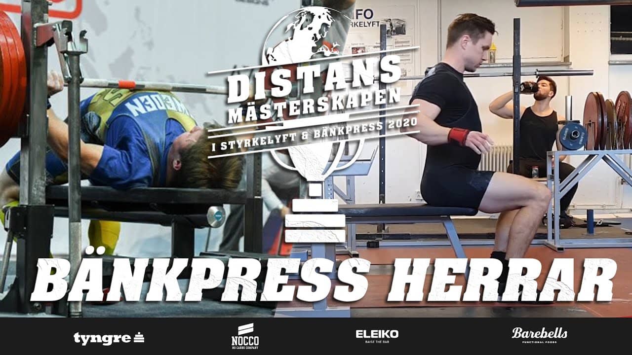 Distansmästerskapen i Styrkelyft & Bänkpress - Bänkpress Herrar