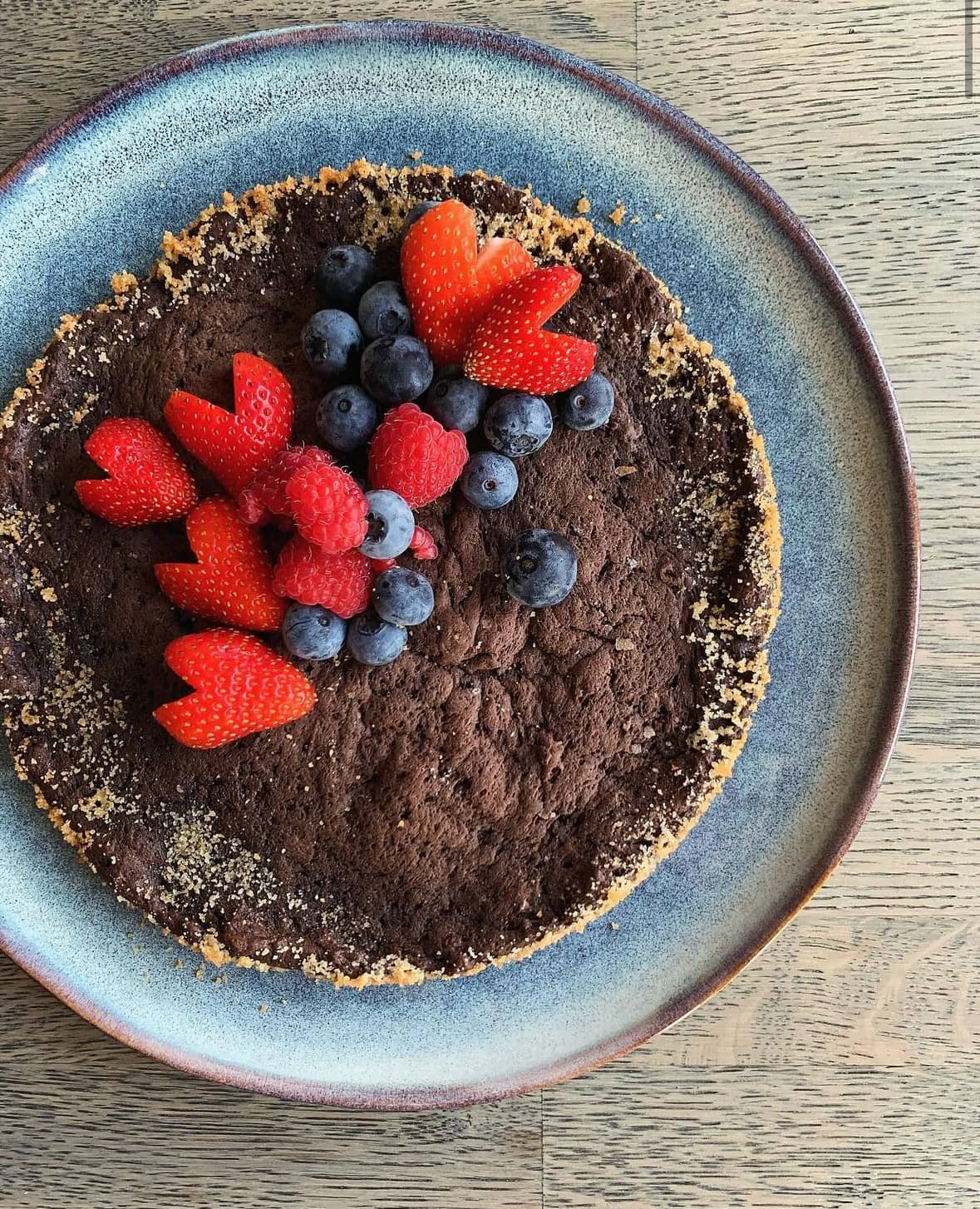 Proteinrik och sockerfri kladdkaka 