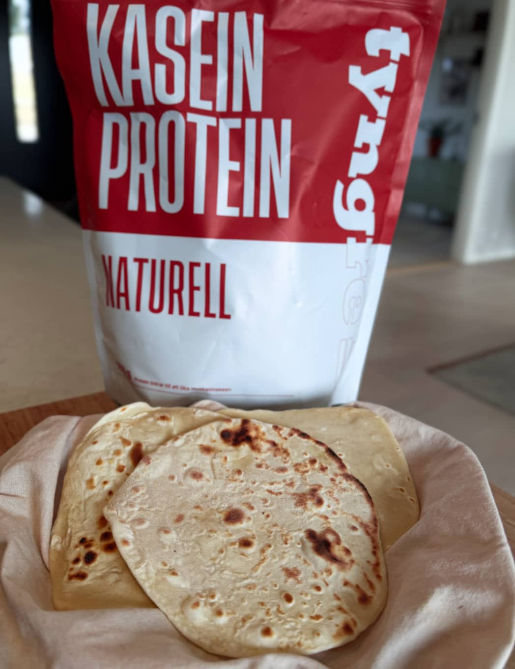 Proteinrika och hembakta tortillabröd 