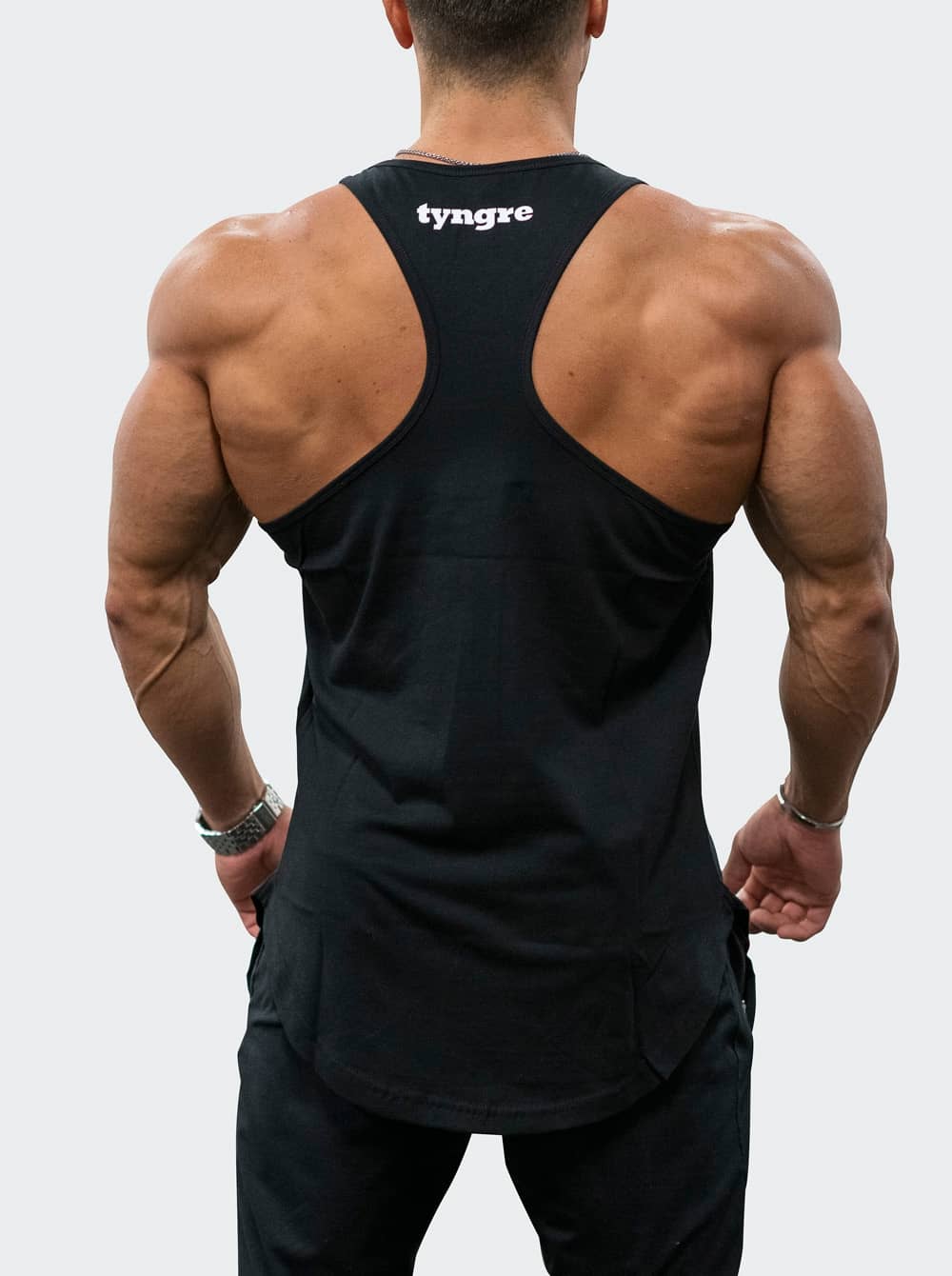 Bildnummer 2 av Tank Gains Mens Black
