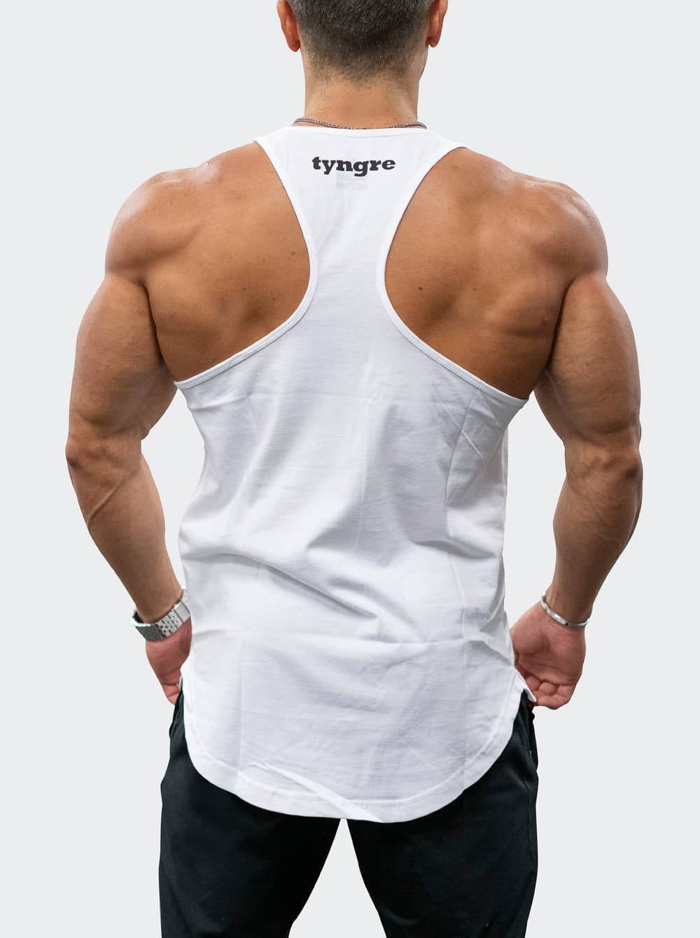 Bildnummer 2 av Tank Gains Mens White