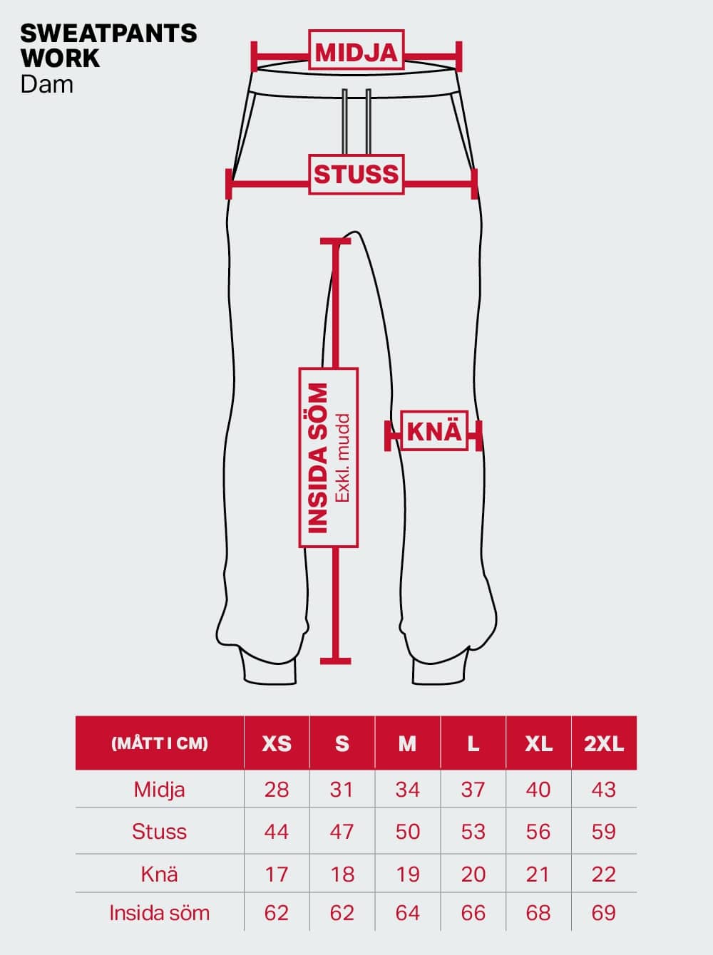 Bildnummer 4 av Sweatpants Work Womens Blue Melange