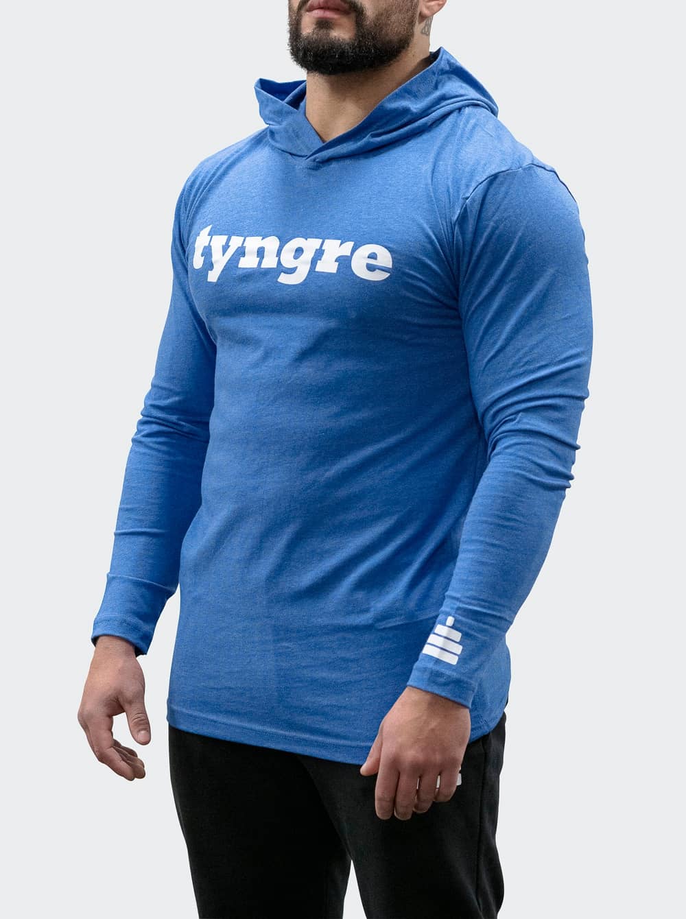 Bildnummer 2 av Hoodie Flow Mens Deep Blue Melange