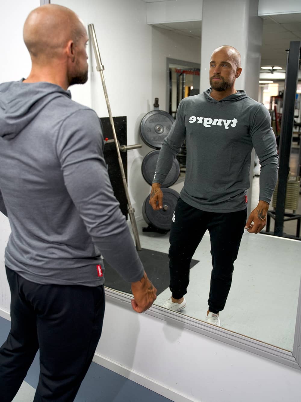 Bildnummer 3 av Hoodie Flow Mens Dark Grey