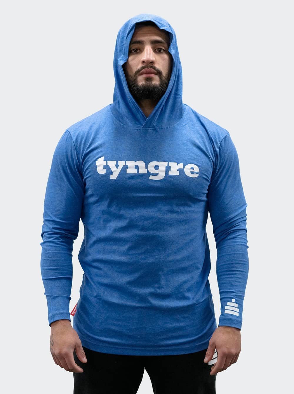Bildnummer 3 av Hoodie Flow Mens Deep Blue Melange