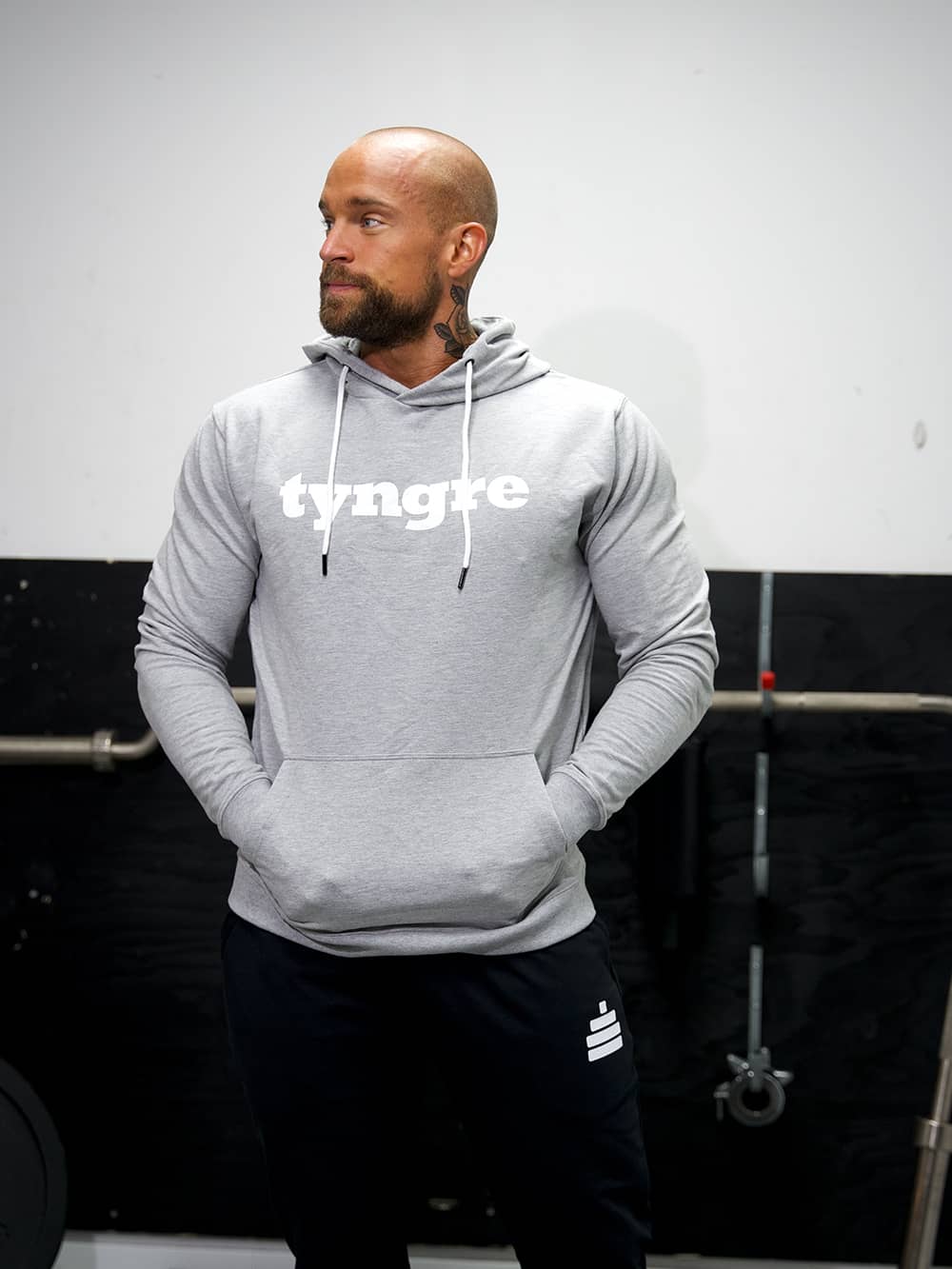 Bildnummer 3 av Hoodie Work Mens Light Grey