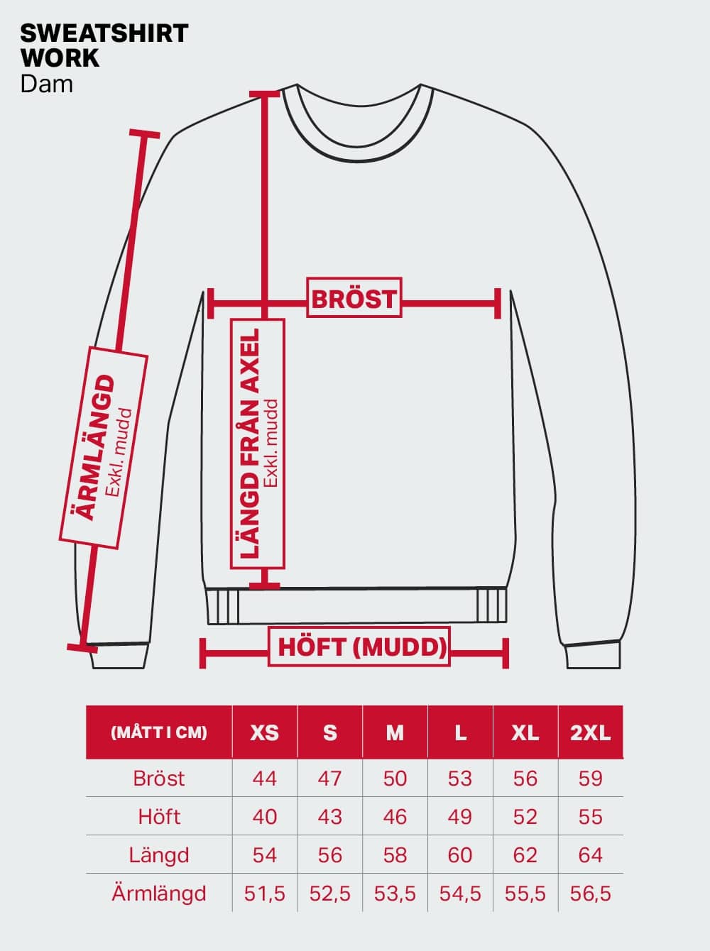 Bildnummer 3 av Sweatshirt Work Womens Black
