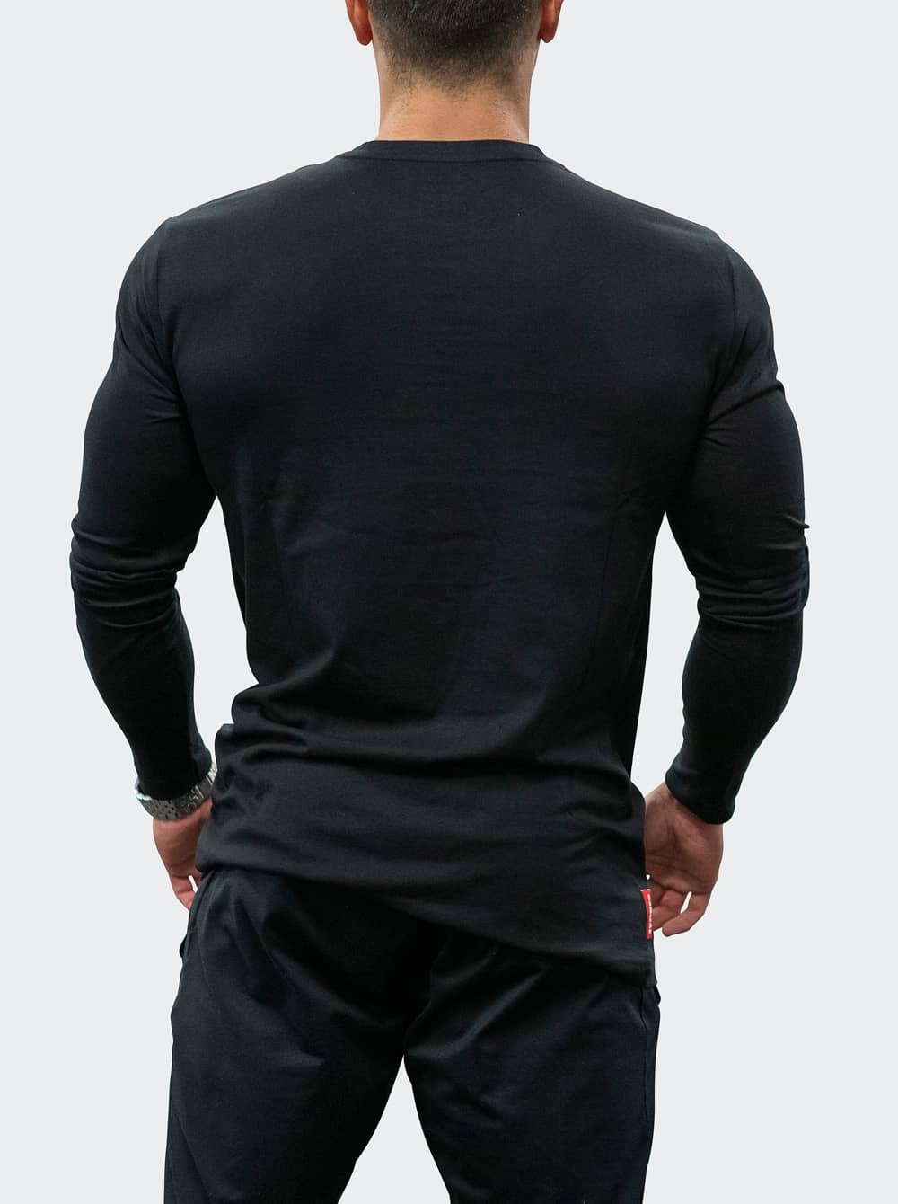 Bildnummer 3 av T-Shirt Long Sleeve Mens Black