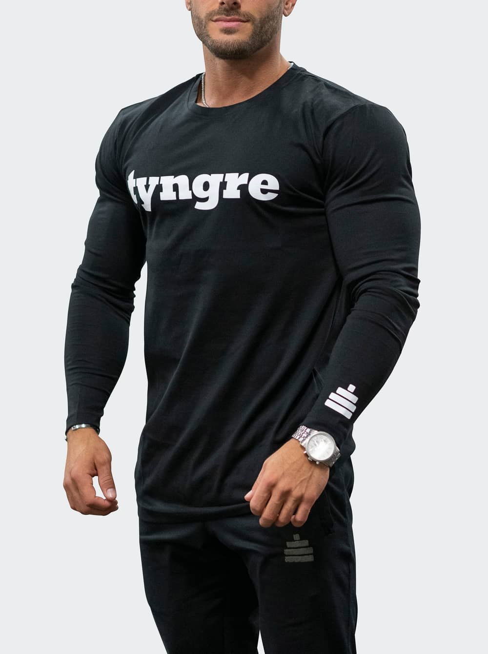 Bildnummer 2 av T-Shirt Long Sleeve Mens Black