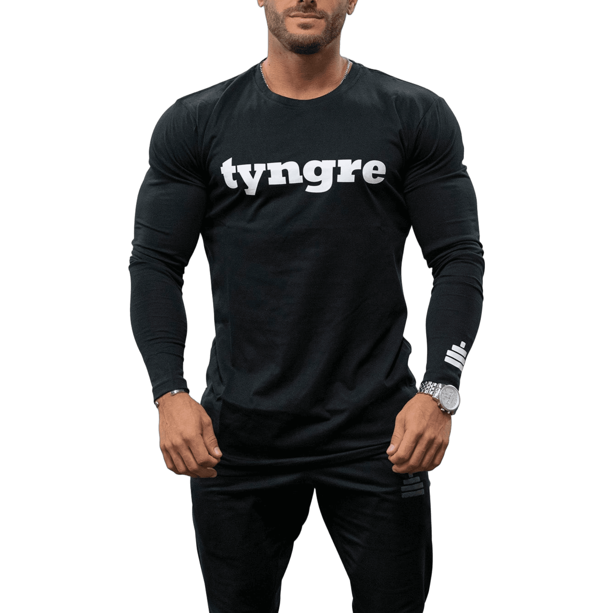 Bildnummer 1 av T-Shirt Long Sleeve Mens Black