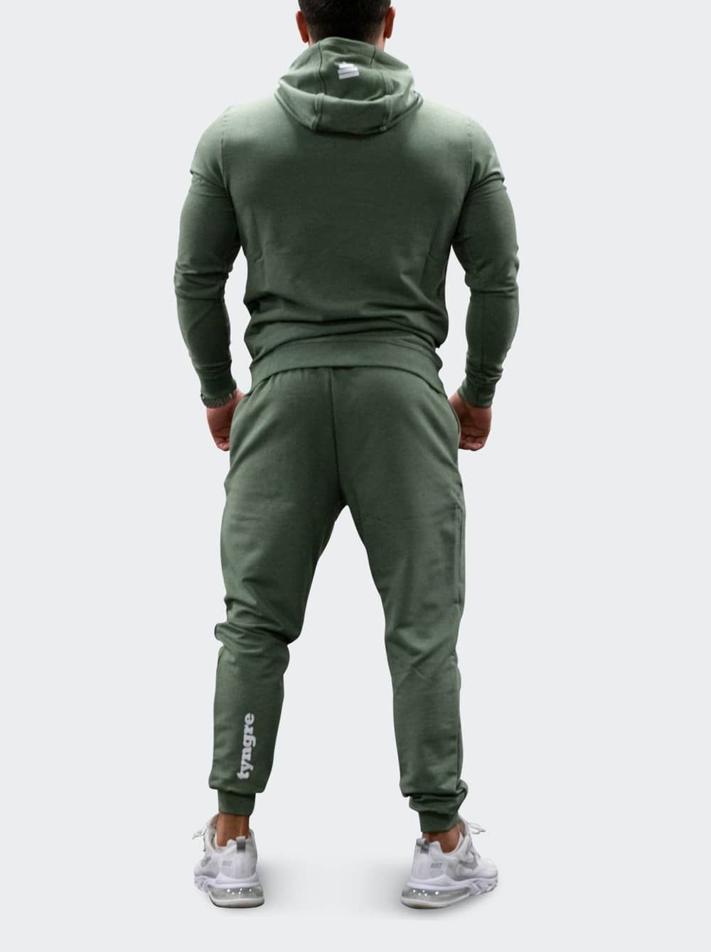 Bildnummer 6 av Zip-Hoodie Mens Green Melange