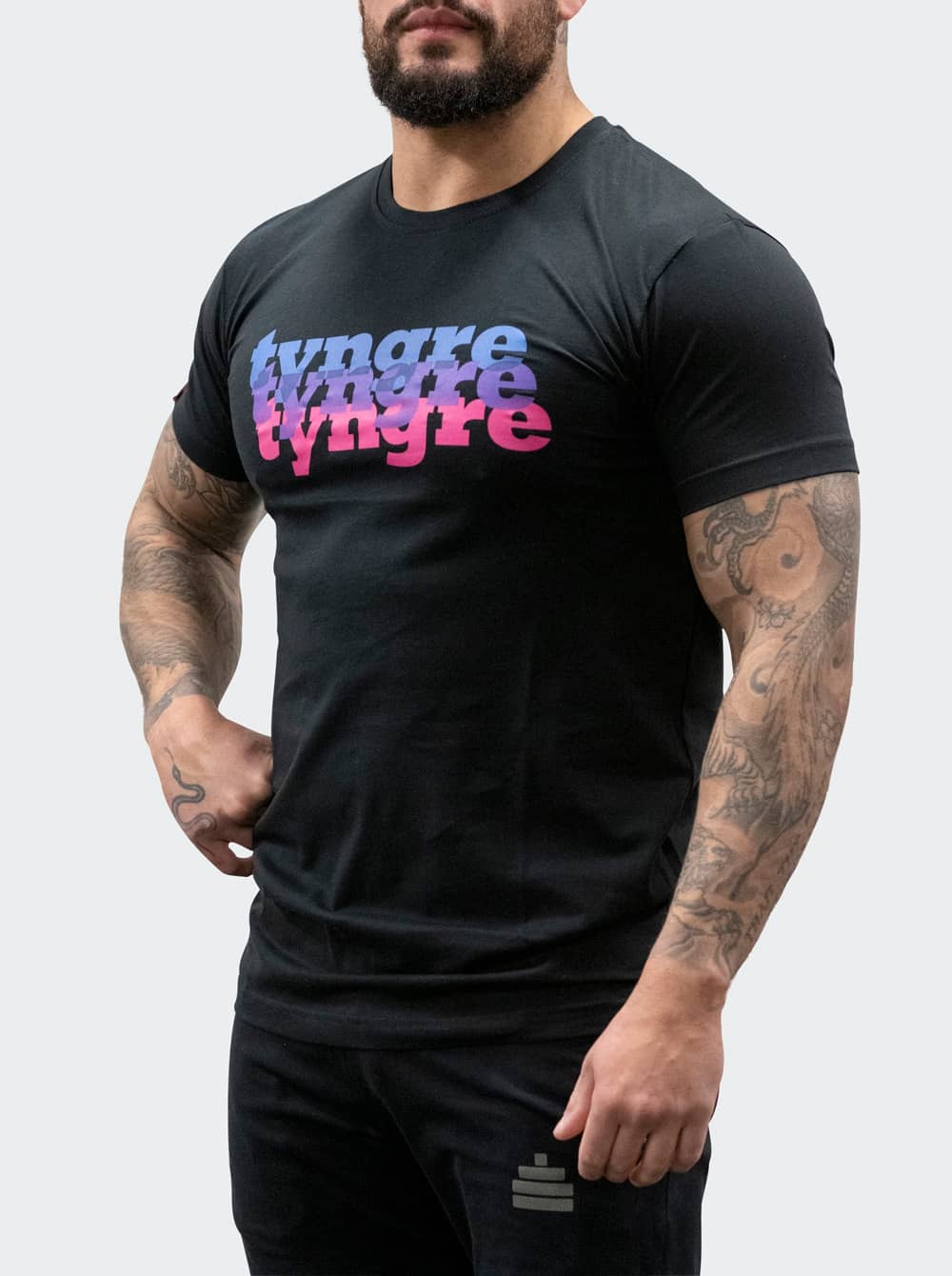 Bildnummer 2 av T-Shirt 80s Mens Black