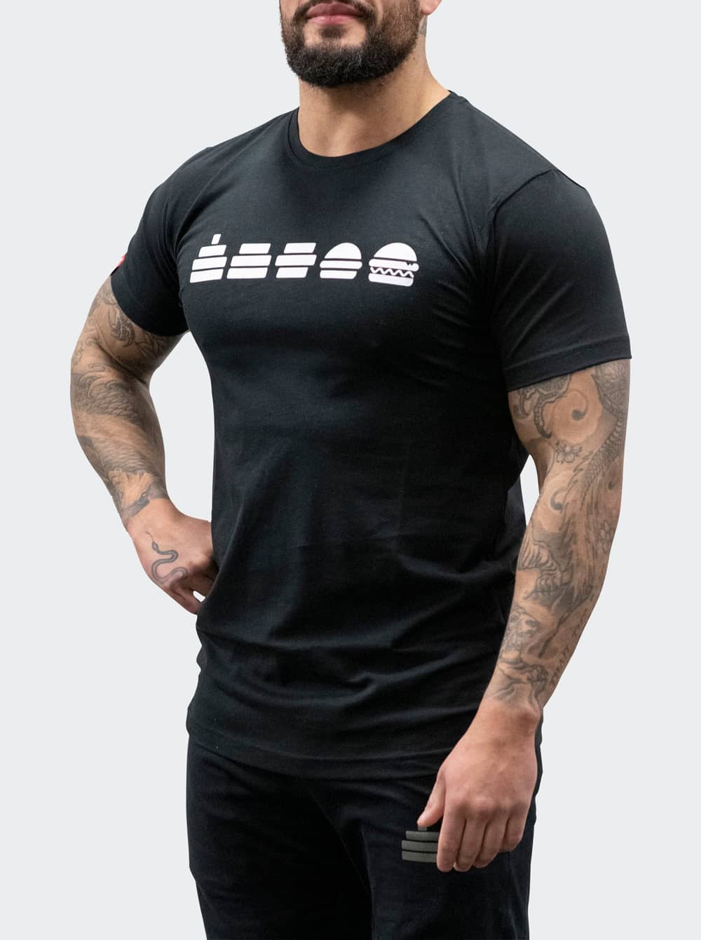 Bildnummer 2 av T-Shirt Burgers Mens Black
