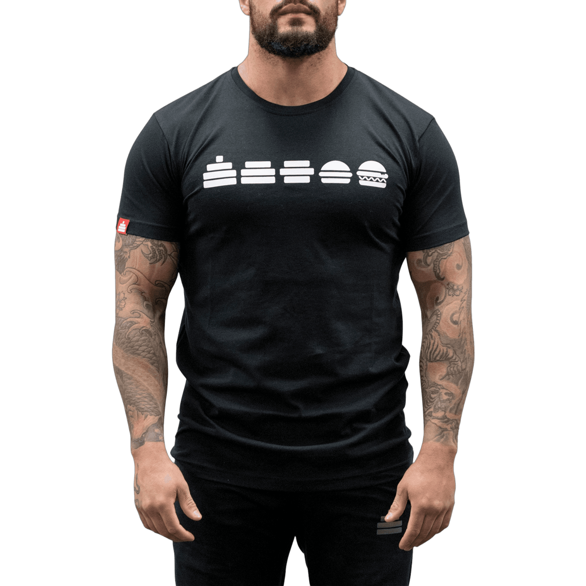 Bildnummer 1 av T-Shirt Burgers Mens Black