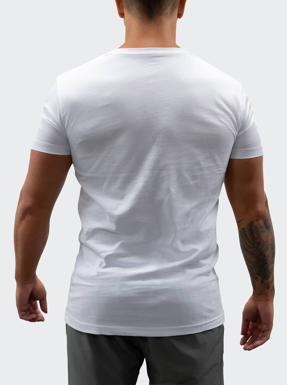 Bildnummer 3 av T-Shirt Discreet Mens White