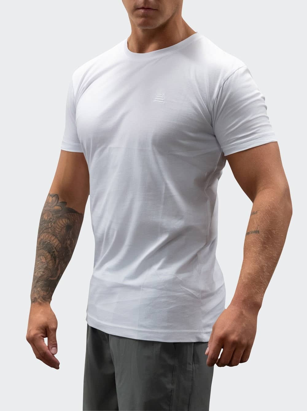 Bildnummer 2 av T-Shirt Discreet Mens White