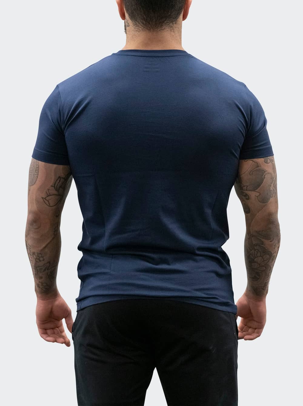 Bildnummer 2 av T-Shirt Pose Mens Navy/Orange