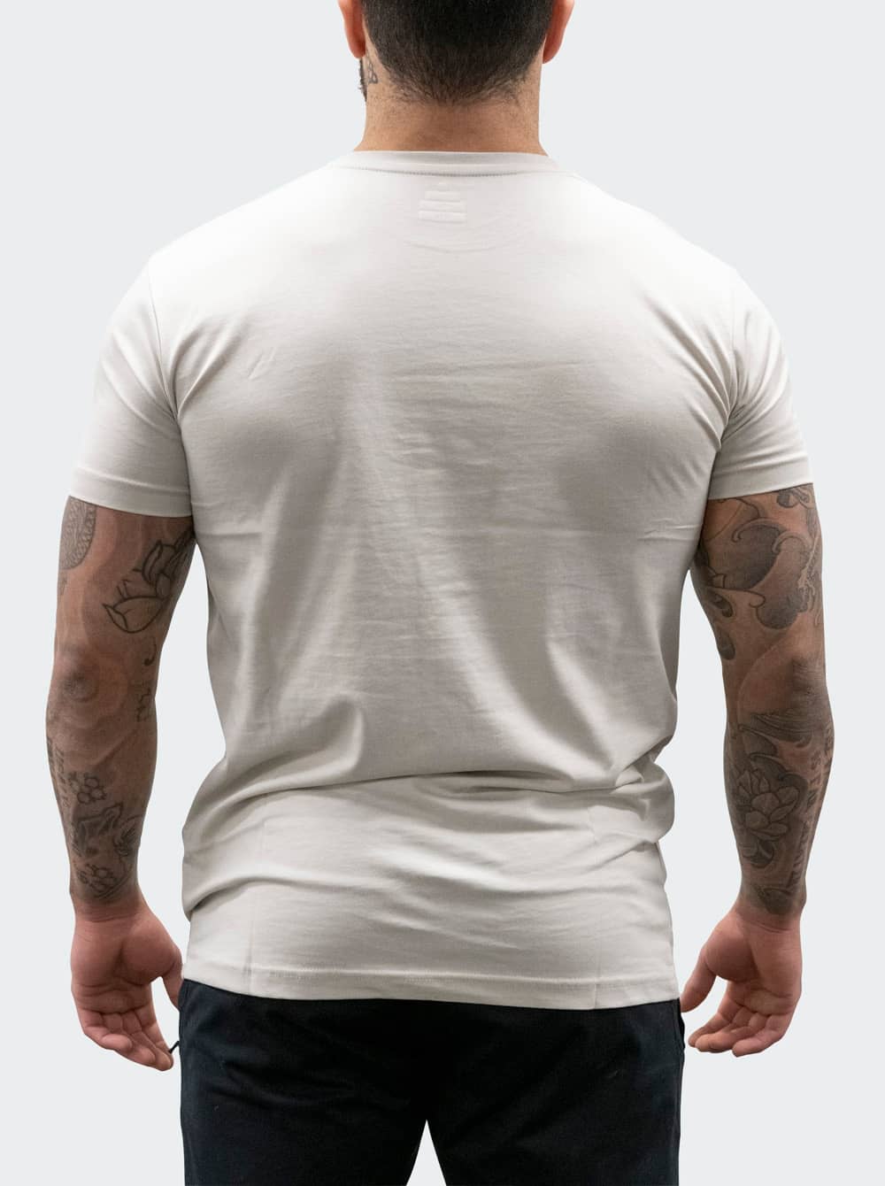 Bildnummer 3 av T-Shirt Retro Mens Warm Grey