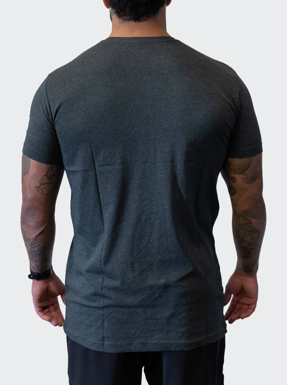 Bildnummer 3 av T-Shirt Silhouette Mens Black Melange