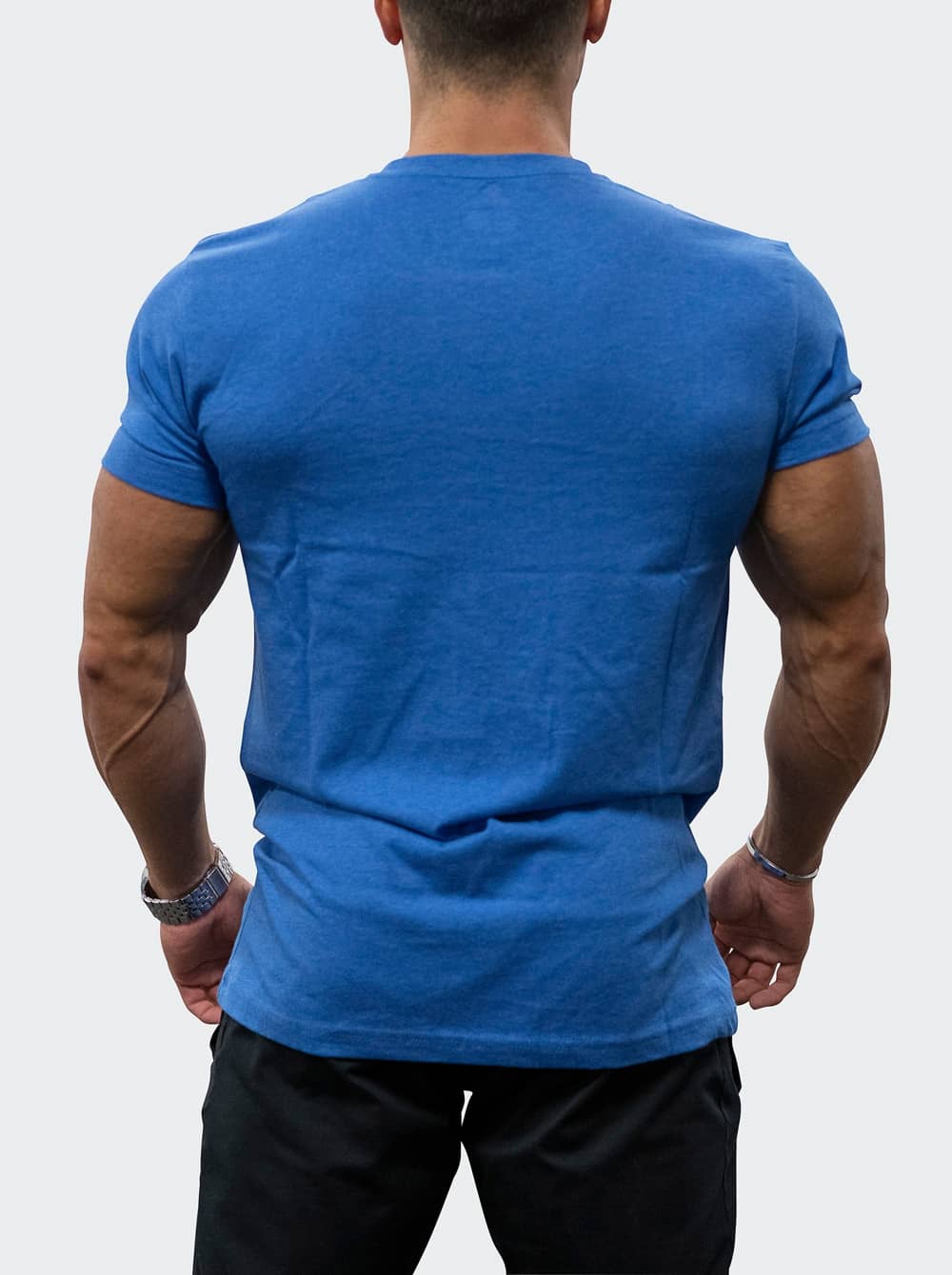 Bildnummer 3 av T-Shirt Silhouette Mens Deep Blue Melange